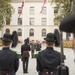 CJCS and Admiral Haakon Bruun-Hanssen, Norwegian Chief of Defence inspect Norwegian Honor Guard