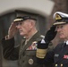 CJCS and Admiral Haakon Bruun-Hanssen, Norwegian Chief of Defence inspect Norwegian Honor Guard