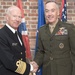 CJCS and Admiral Haakon Bruun-Hanssen, Norwegian Chief of Defence inspect Norwegian Honor Guard