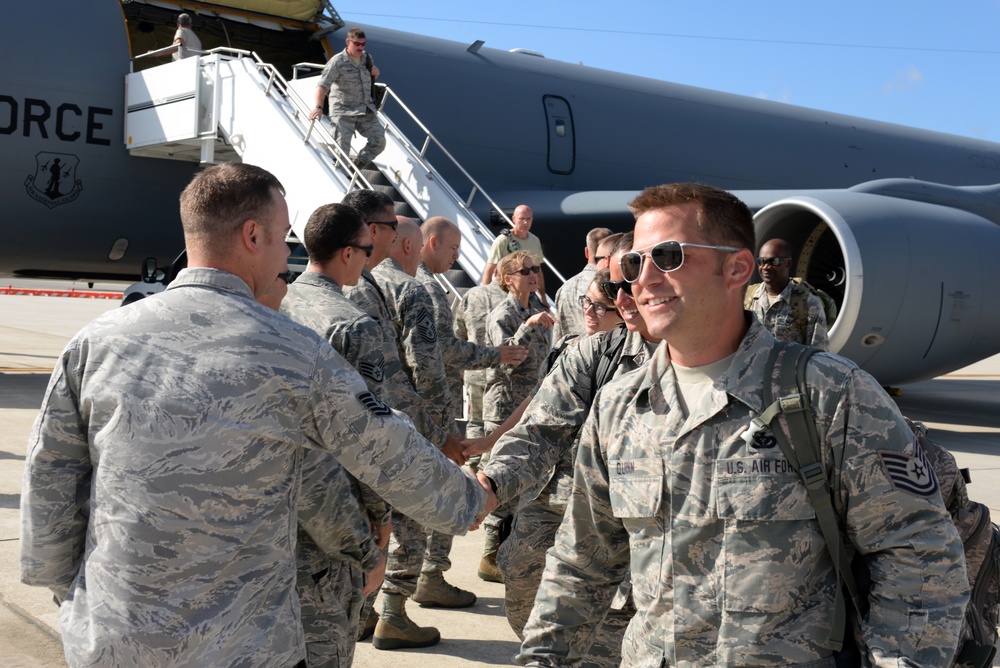 DVIDS - Images - 157th ARW Guardsmen return from Hurricane Irma relief ...