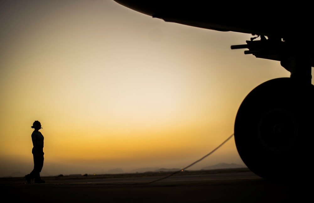 816th EAS transports personnel to Afghanistan