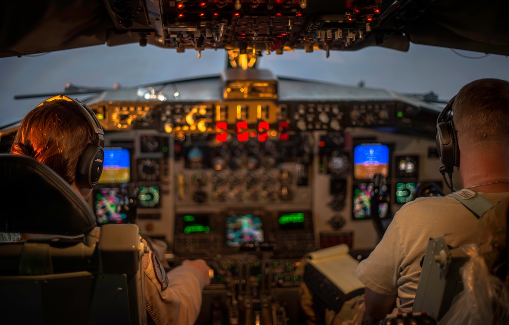 340th EARS KC-135s support OIR