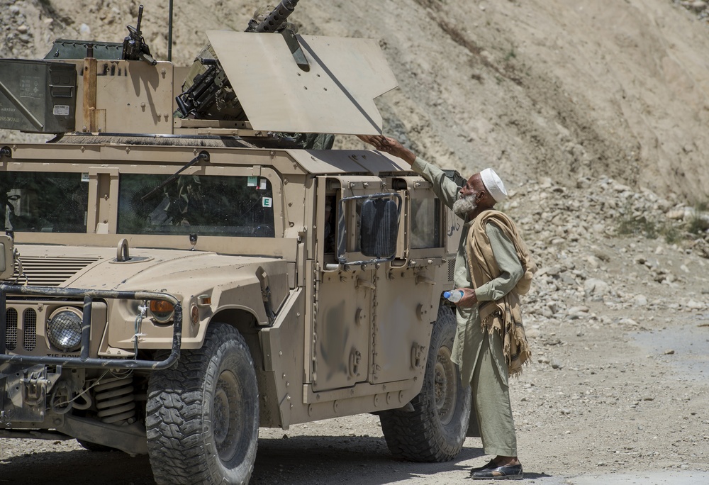 Afghan Forces conduct ground missions during Operation Hamza