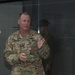 Soldier Speaks during Promotion Ceremony