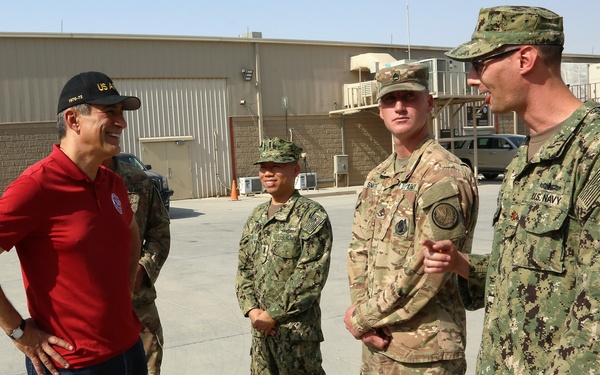 Congressman Darrell Issa Visits CJTF-OIR