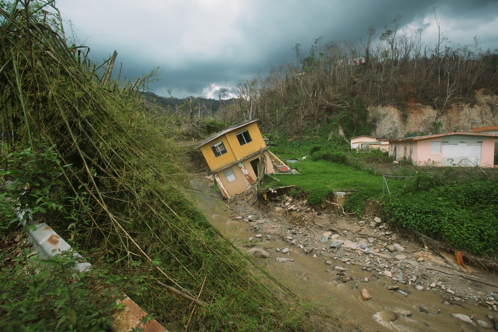 Destroyed Home in Jayuya
