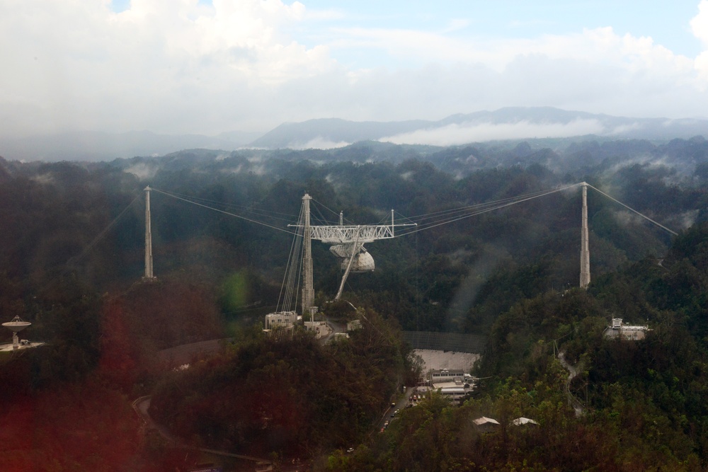 Coast Guard delivers FEMA food, water to Arecibo Observatory in Arecibo, Puerto Rico