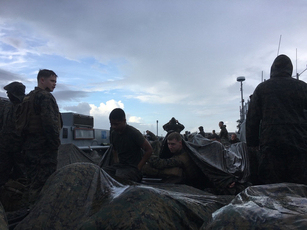 24th MEU Marines &amp; sailors arrive in Puerto Rico