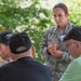Airmen volunteer at Lowell veterans center