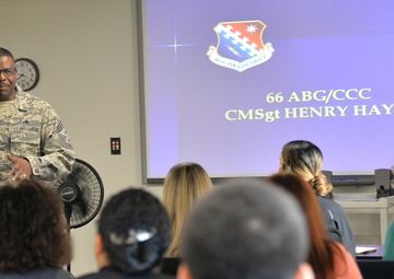 Hanscom newcomers attend commander's welcome