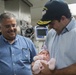 Governor visits newborn baby in USNS Comfort