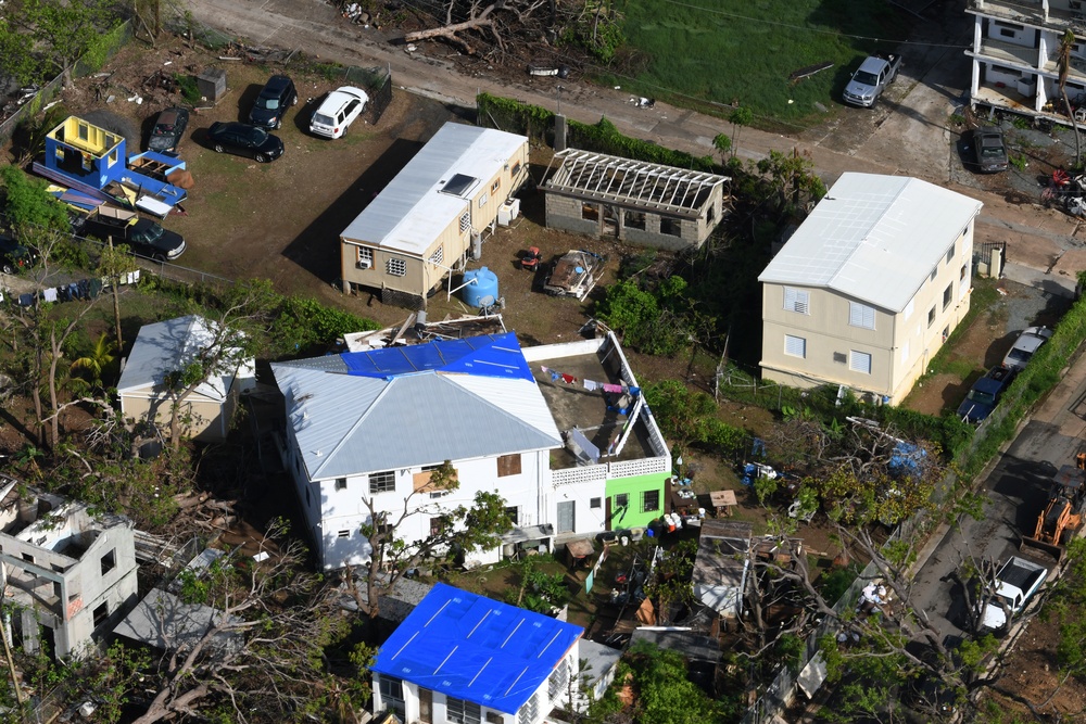 Aerial Views of Hurricane Damage in St. Thomas