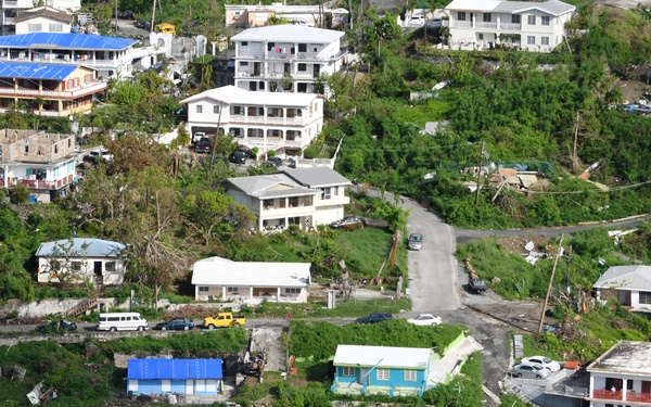 Aerial Views of Hurricane Damage in St. Thomas