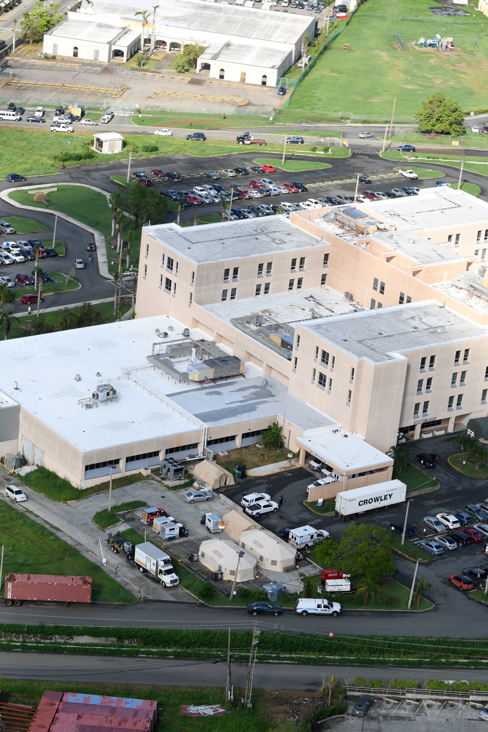 Aerial Views of the Hospital in St. Thomas