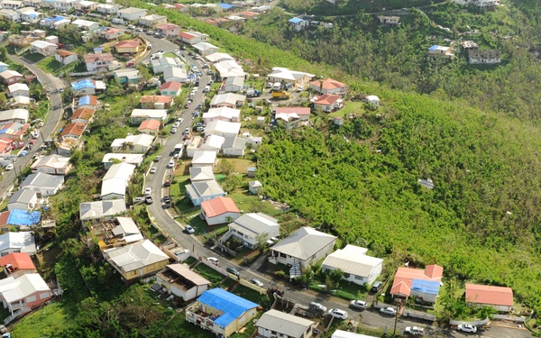 Aerial Views of Hurricane Damage in St. Thomas