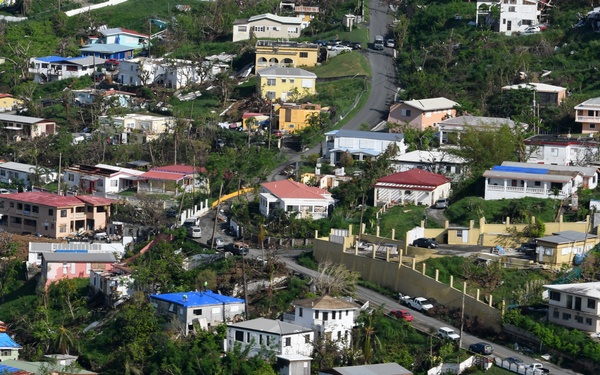 Aerial Views of Hurricane Damage in St. Thomas