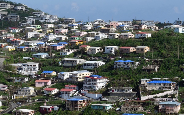 Aerial Views of Hurricane Damage in St. Thomas
