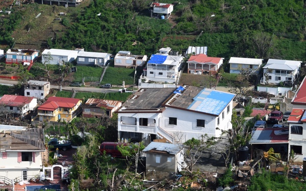 Aerial Views of Hurricane Damage in St. Thomas