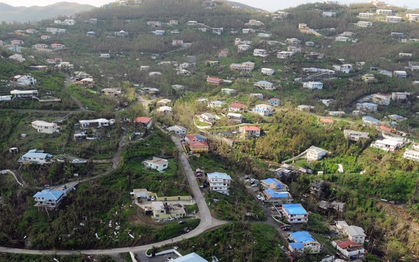 Aerial Views of Hurricane Damage in St. Thomas