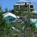 Damaged Houses on a Hill Side in St. John