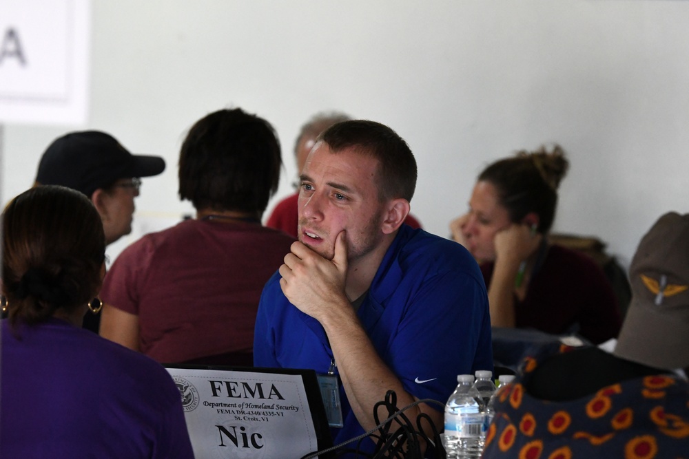 Disaster Recovery Center Opens in Frederiksted