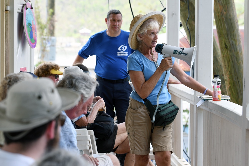 Local Residents Gather in Coral Bay to Hear Disaster Recovery Updates