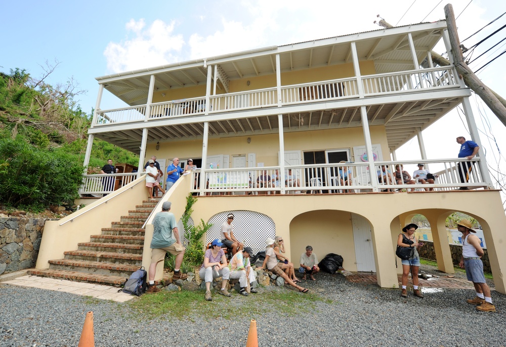 Local Residents Gather in Coral Bay to Hear Disaster Recovery Updates