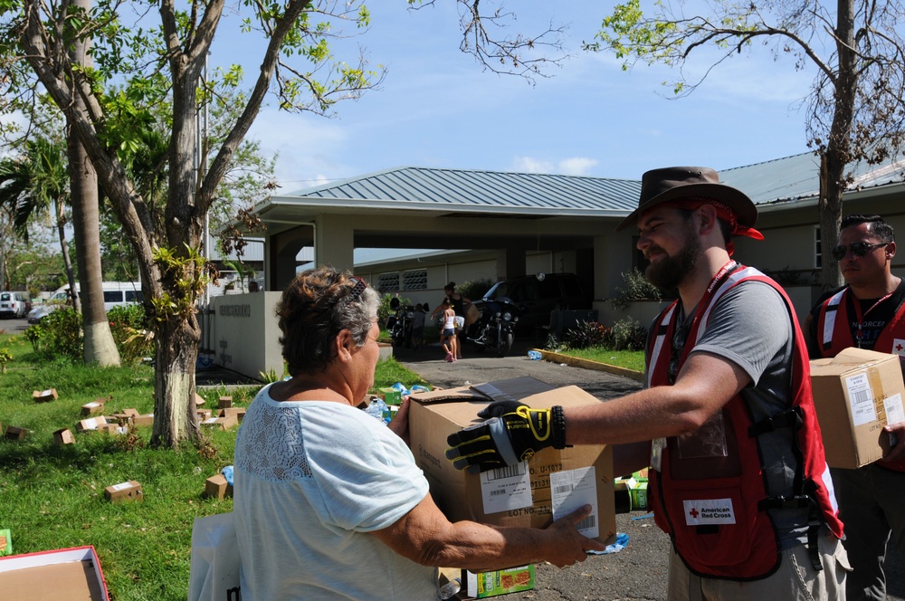 American Red Cross delivers food to Hurricane Maria survivors in Puerto Rico