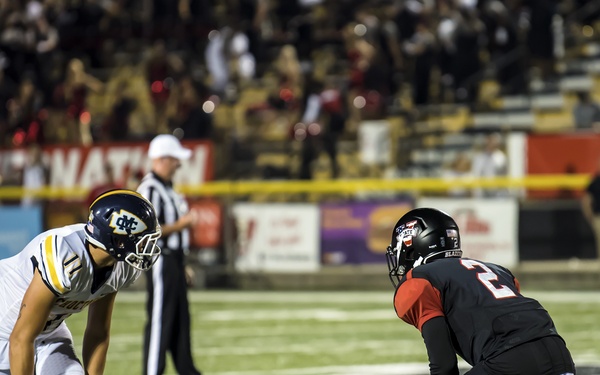 VSU football pays tribute to millitary members