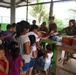 SPS 17 Sailors Interact with Children at Guatemalan Community Center