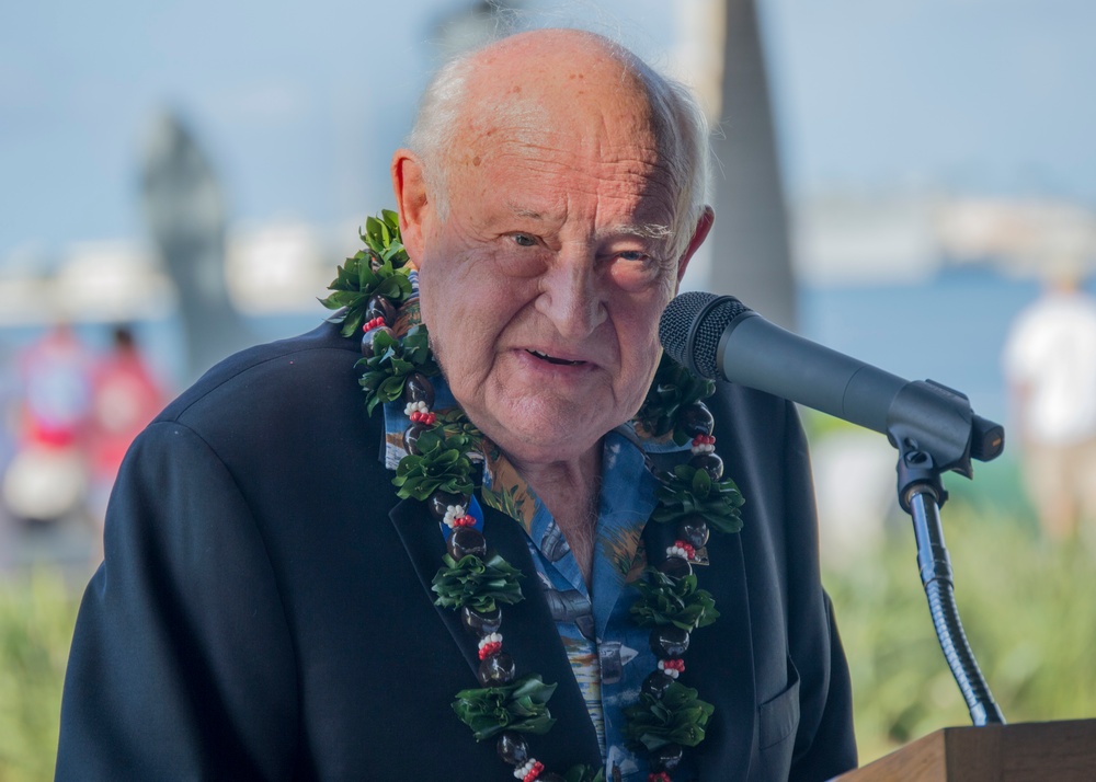 Lone Sailor Statue Dedicated at the Pearl Harbor Visitor Center