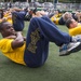USS Bonhomme Richard (LHD 6) Sailors participate in a command sports day