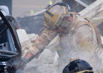 U.S. Air Force and Army Special Forces train in middle Georgia.