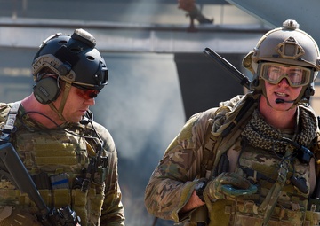 U.S. Air Force and Army Special Forces train in middle Georgia.