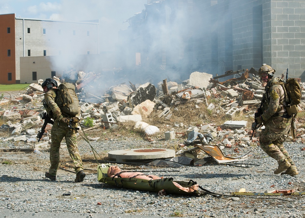 U.S. Air Force and Army Special Forces train in middle Georgia.