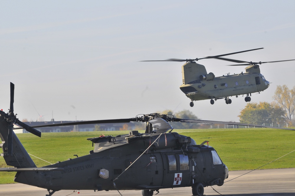 CH-47 Chinook Helicopter Maintenance Test Flight