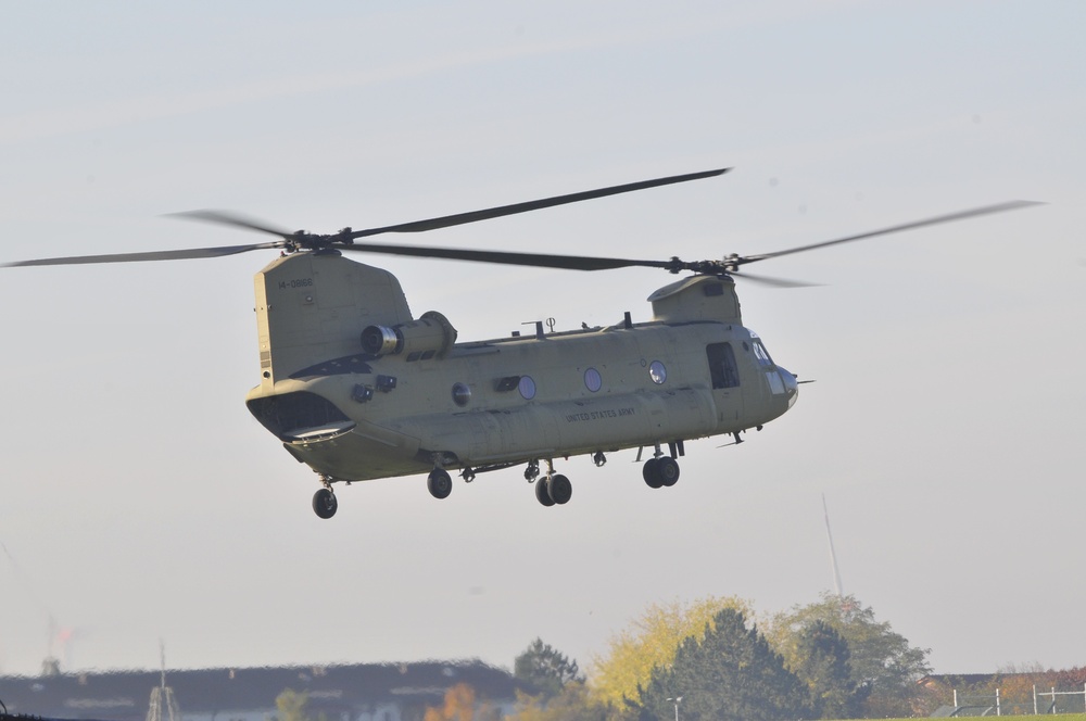 CH-47 Chinook Helicopter Maintenance Test Flight