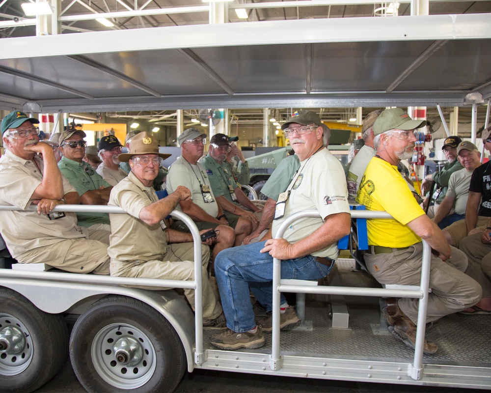 Military vehicle enthusiasts visit Production Plant Barstow
