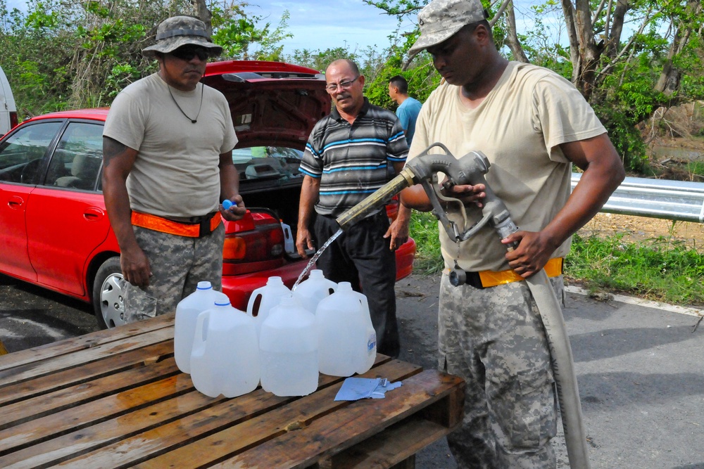 PR Guardsmen provide much needed water to local communities