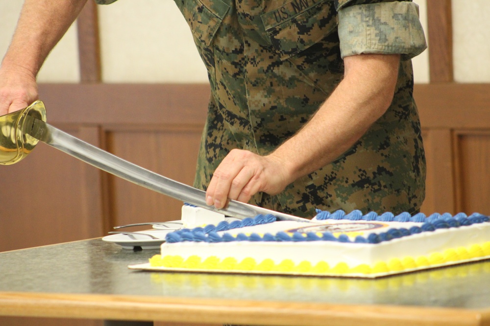 Navy celebrates 242nd birthday with a cake cutting ceremony