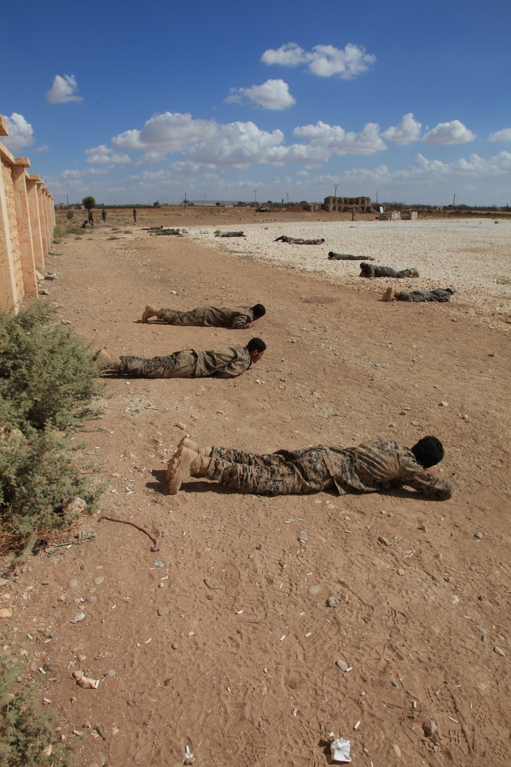 Syrian Democratic Forces train to detect, mark, and disable improvised explosive devices