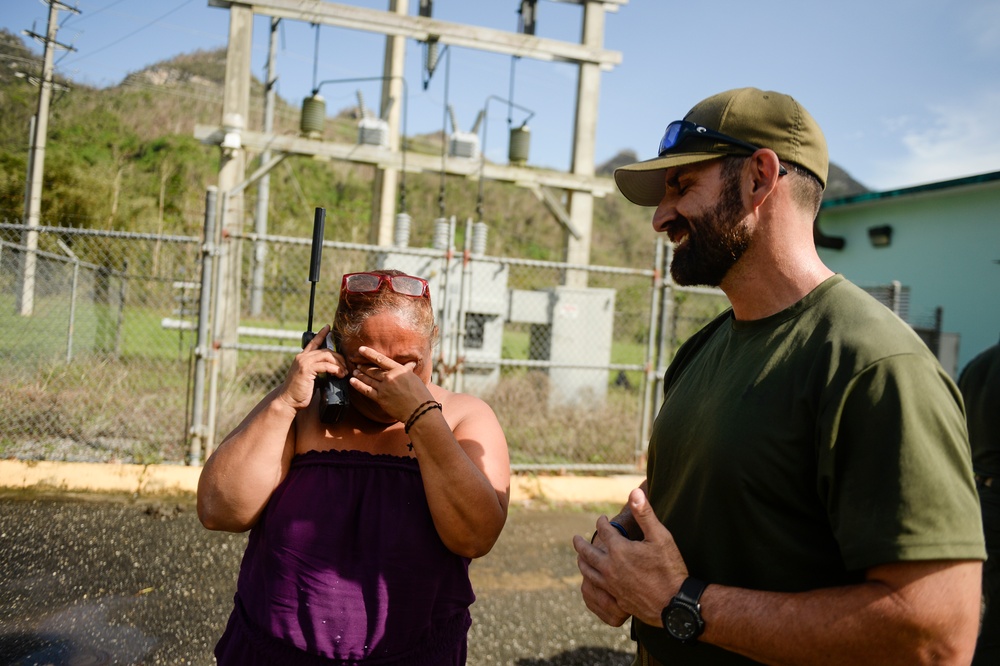 Hurricane Maria: Aid delivery to Utuado