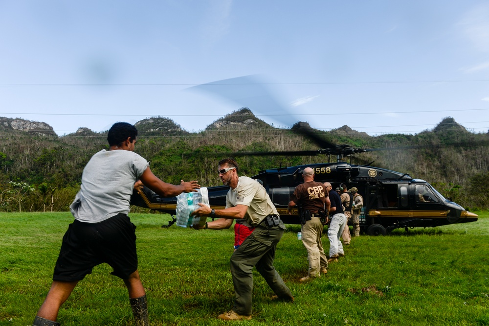 Hurricane Maria: Aid delivery to Utuado