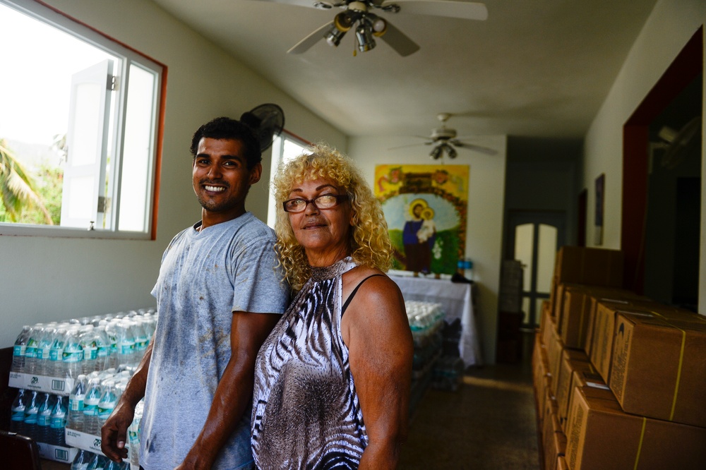 Hurricane Maria: Aid delivery to Utuado