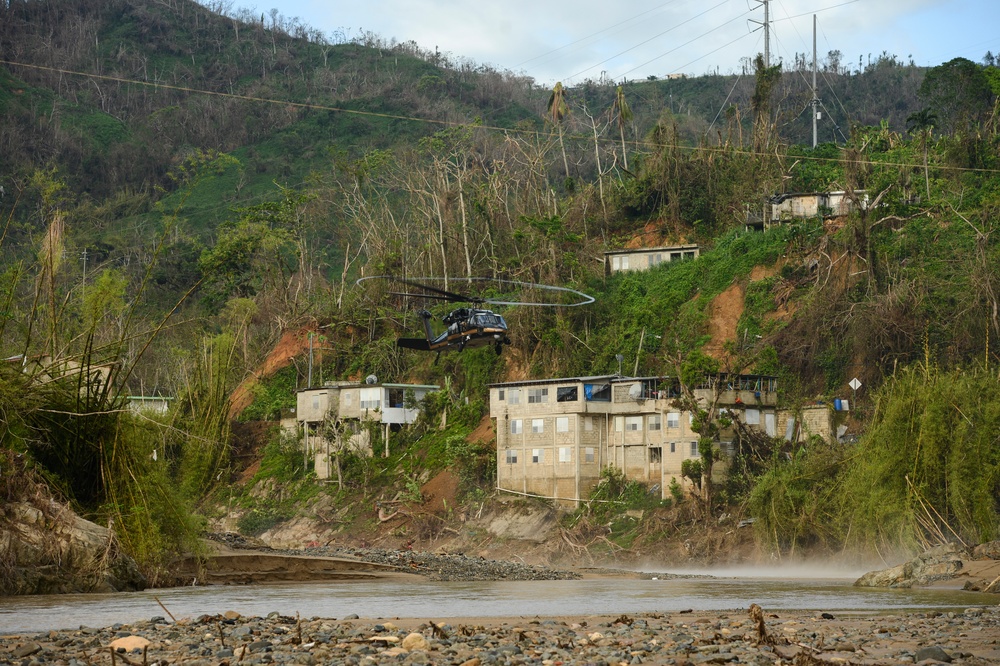 Hurricane Maria: Aid delivery to Utuado