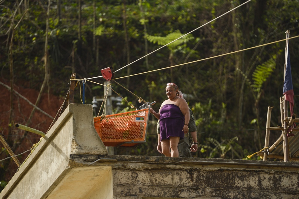 Hurricane Maria: Aid delivery to Utuado