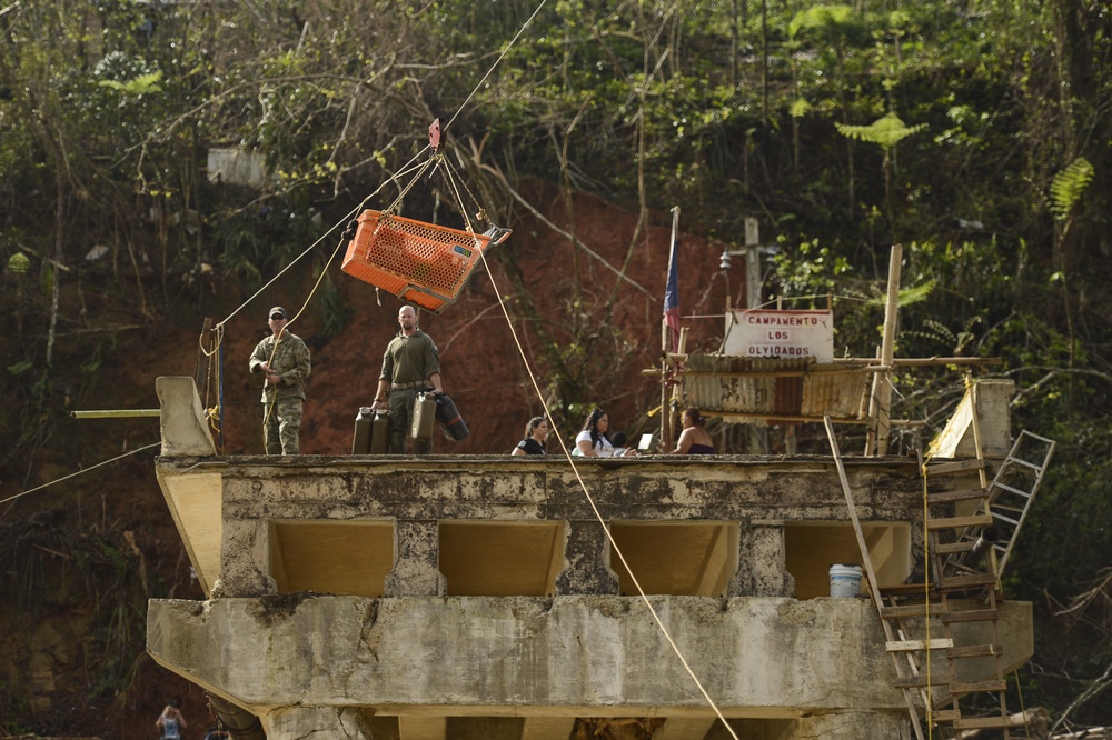 Hurricane Maria: Aid delivery to Utuado