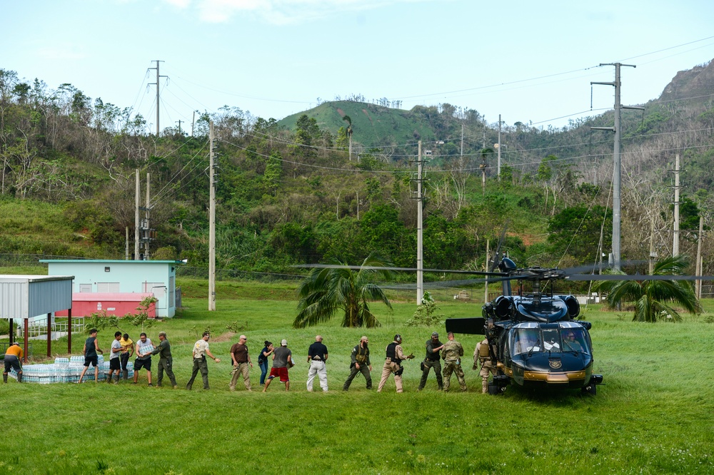 Hurricane Maria: Aid delivery to Utuado