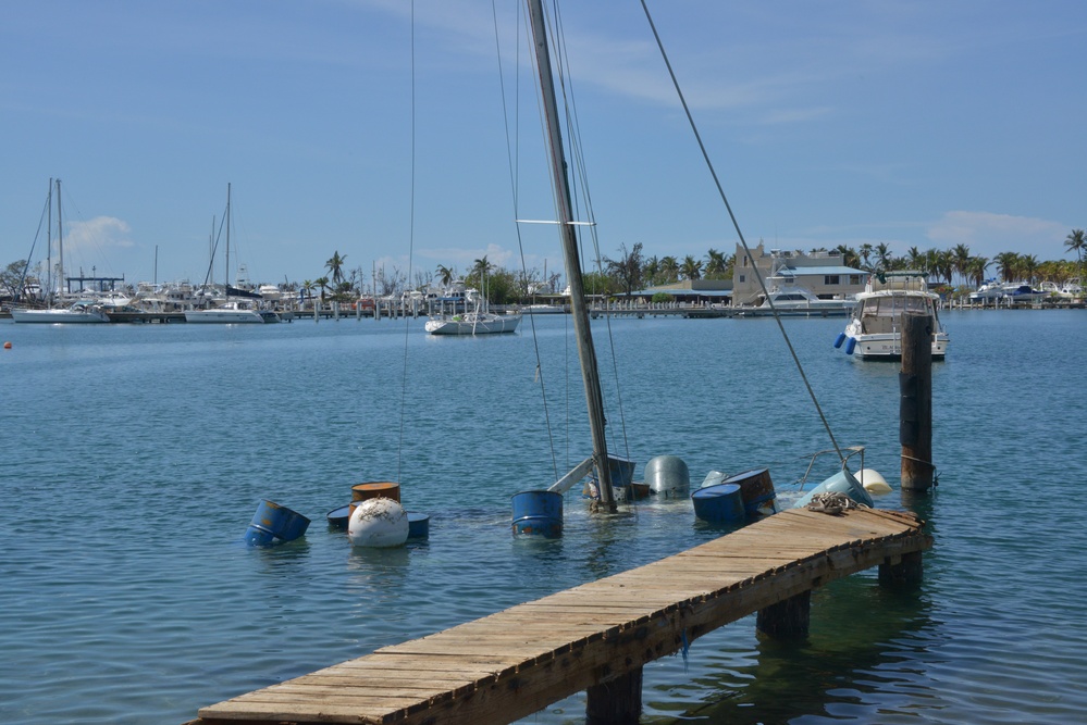 Maria ESF-10 PR Unified Command responders evaluate damaged vessels in Puerto Rico
