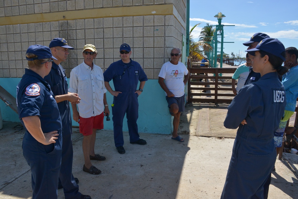 Maria ESF-10 PR Unified Command responders evaluate damaged vessels in Puerto Rico